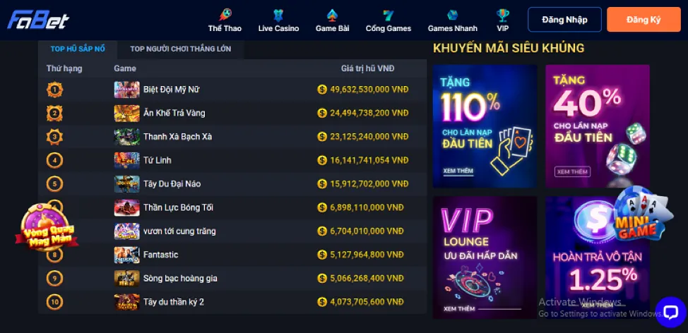 Sự đa dạng trò chơi tại i9bet151